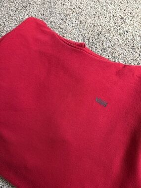 Vans Red Pullover with Small Logo